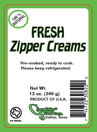 Green Valley Food Corp. FRESH ZIPPER CREAMS