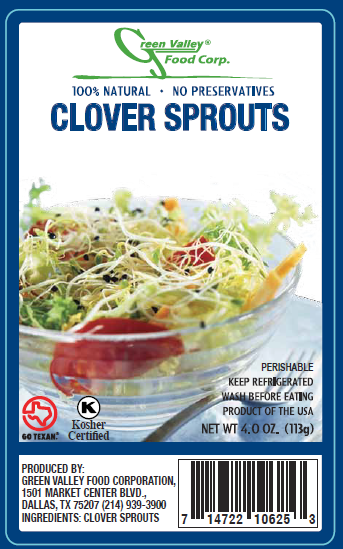 Green Valley Food Corp. CLOVER SPROUTS